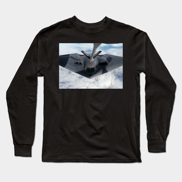 B2 Spirit Long Sleeve T-Shirt by Aircraft.Lover